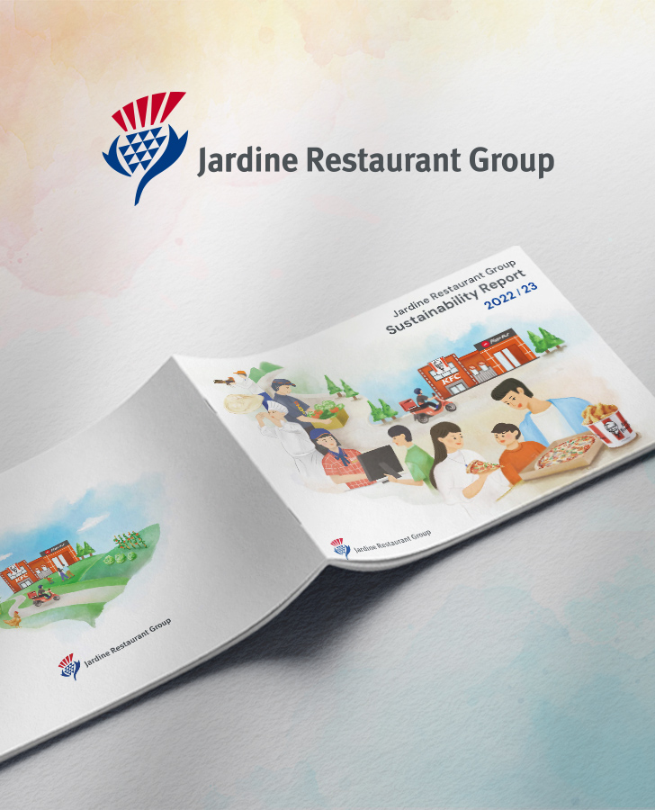 怡和餐飲集團 2022/23 ESG 報告書手機版主視覺