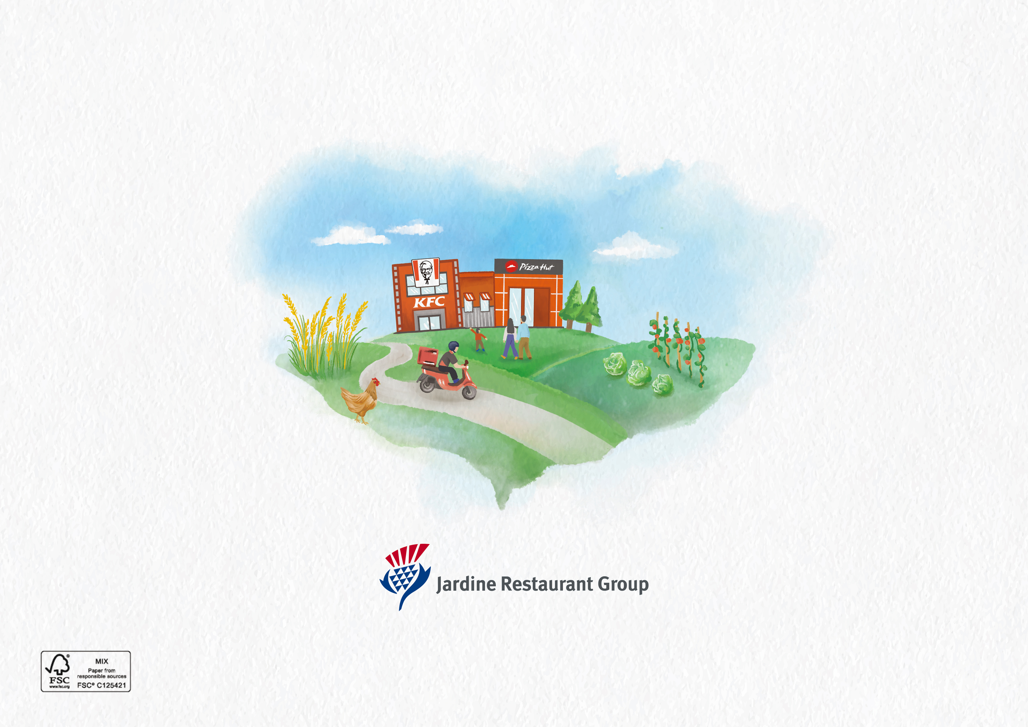 【怡和餐飲集團 2022/23 ESG 報告書】封底設計