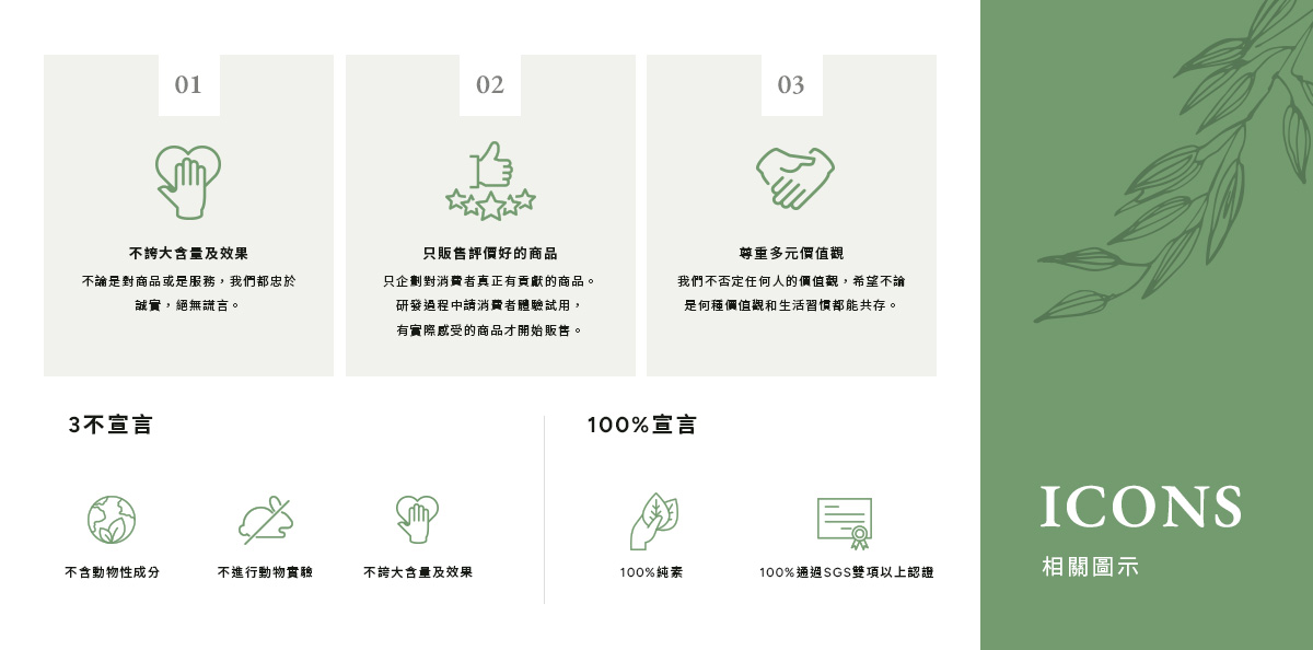 【Veggie Care 素學系】設計優勢介紹 - 相關圖示-電腦版
