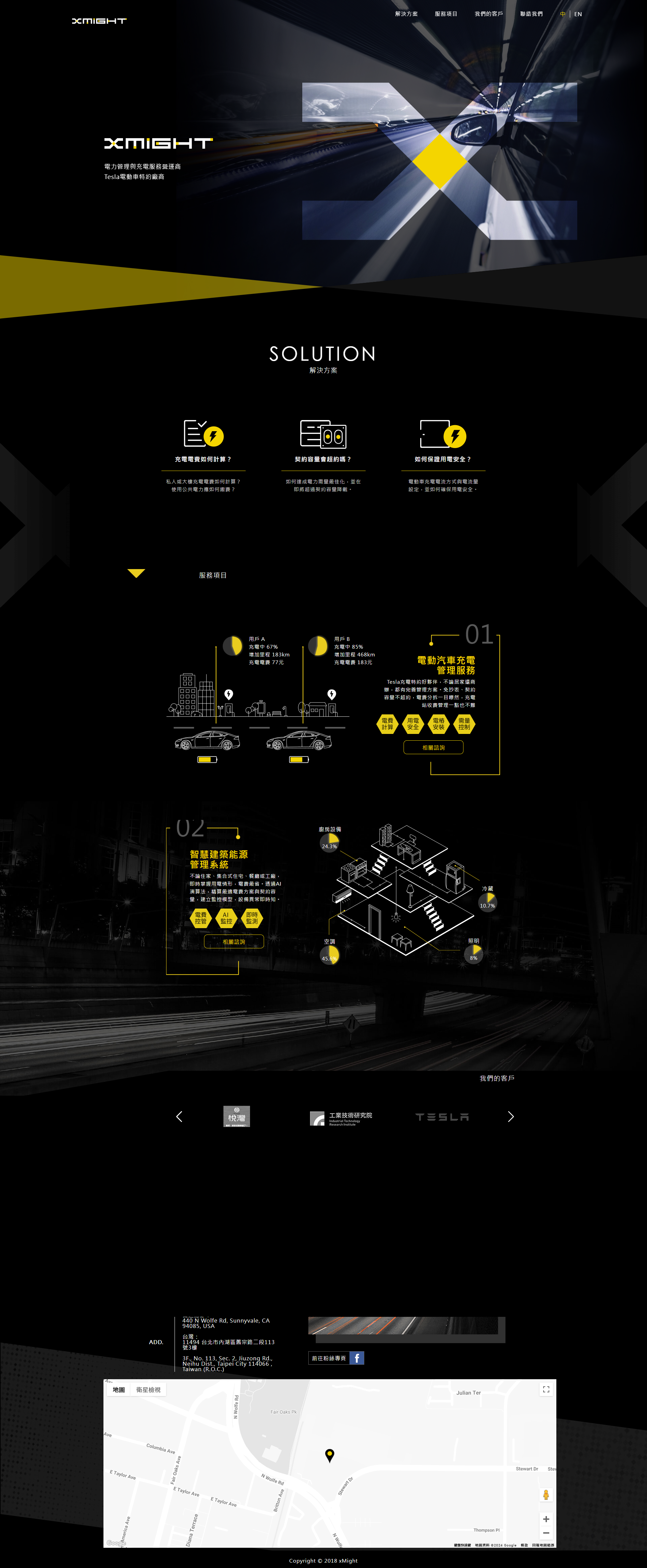 【Xmight】網站設計介面
