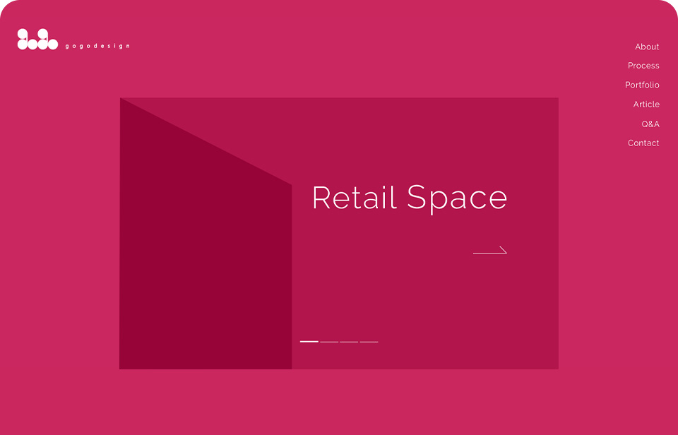 【可果國際 gogodesign】網站設計介面